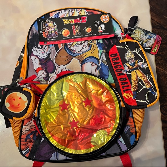 🌹Host Pick🌹Dragon Ball Kids 17” Backpack Set - Picture 3 of 15
